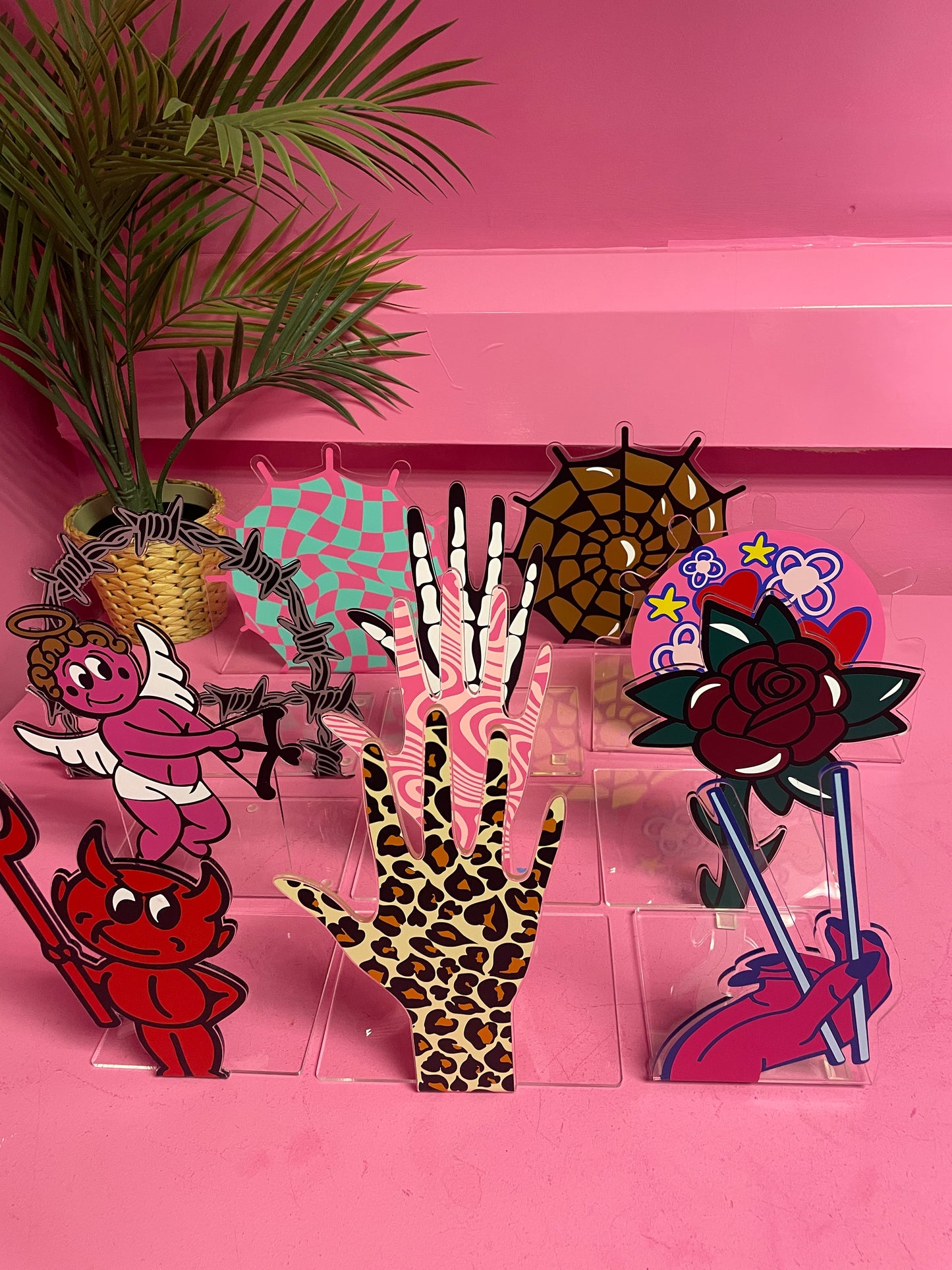 Cherub angel jewellery stand home decor accessories