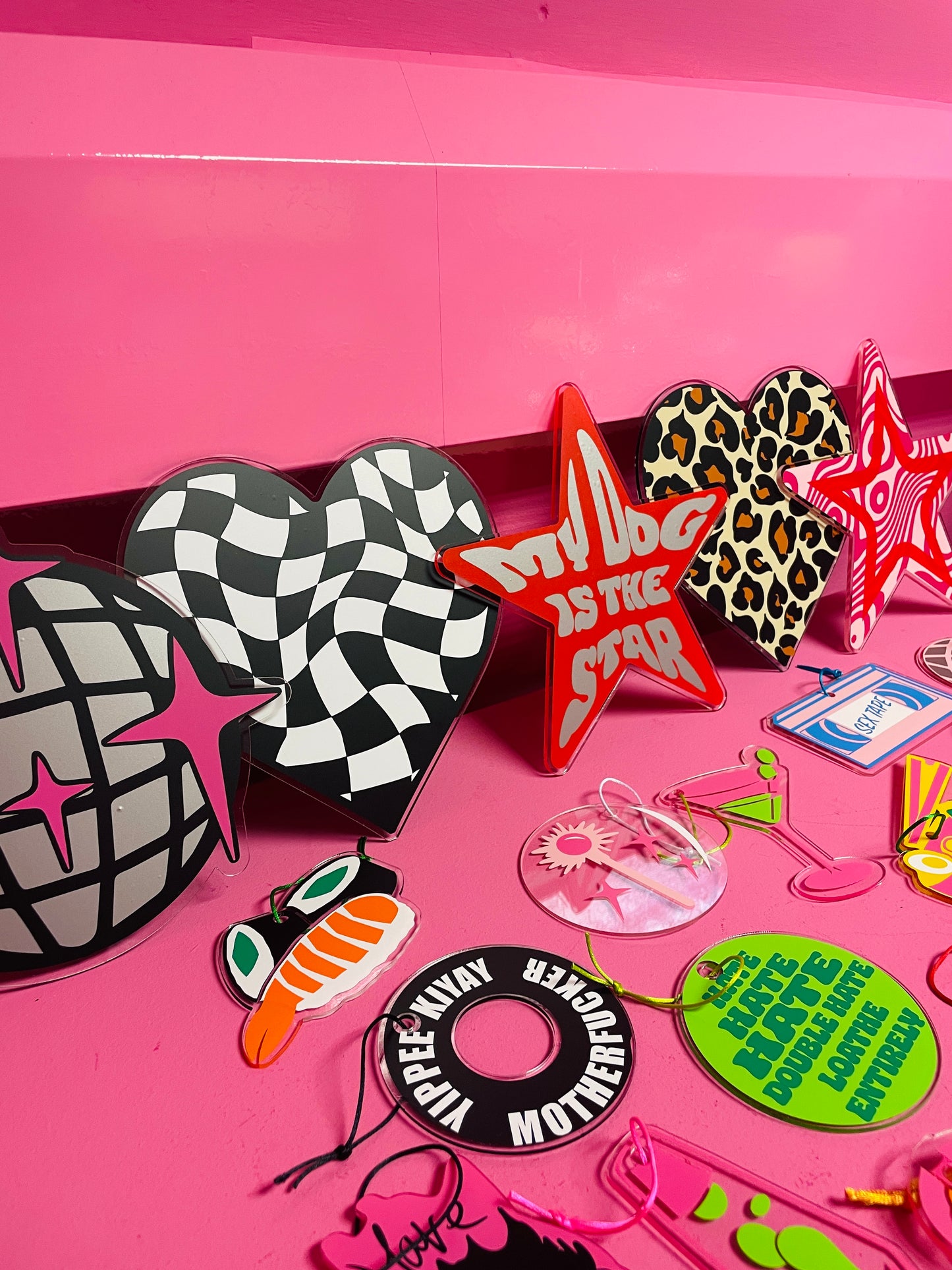 Doll acrylic christmas tree topper festive decoration decor