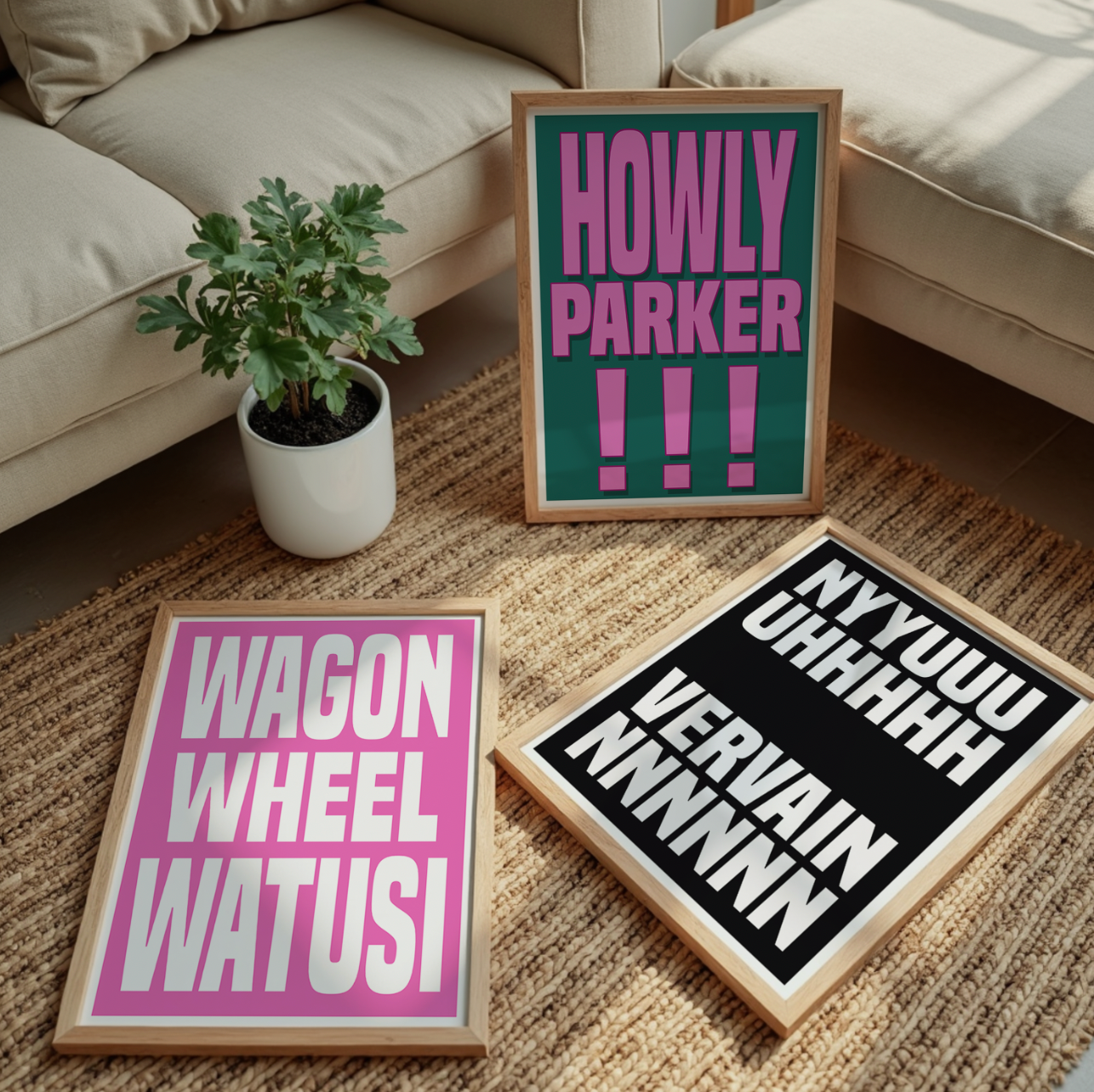 Howly Parker artwork poster print