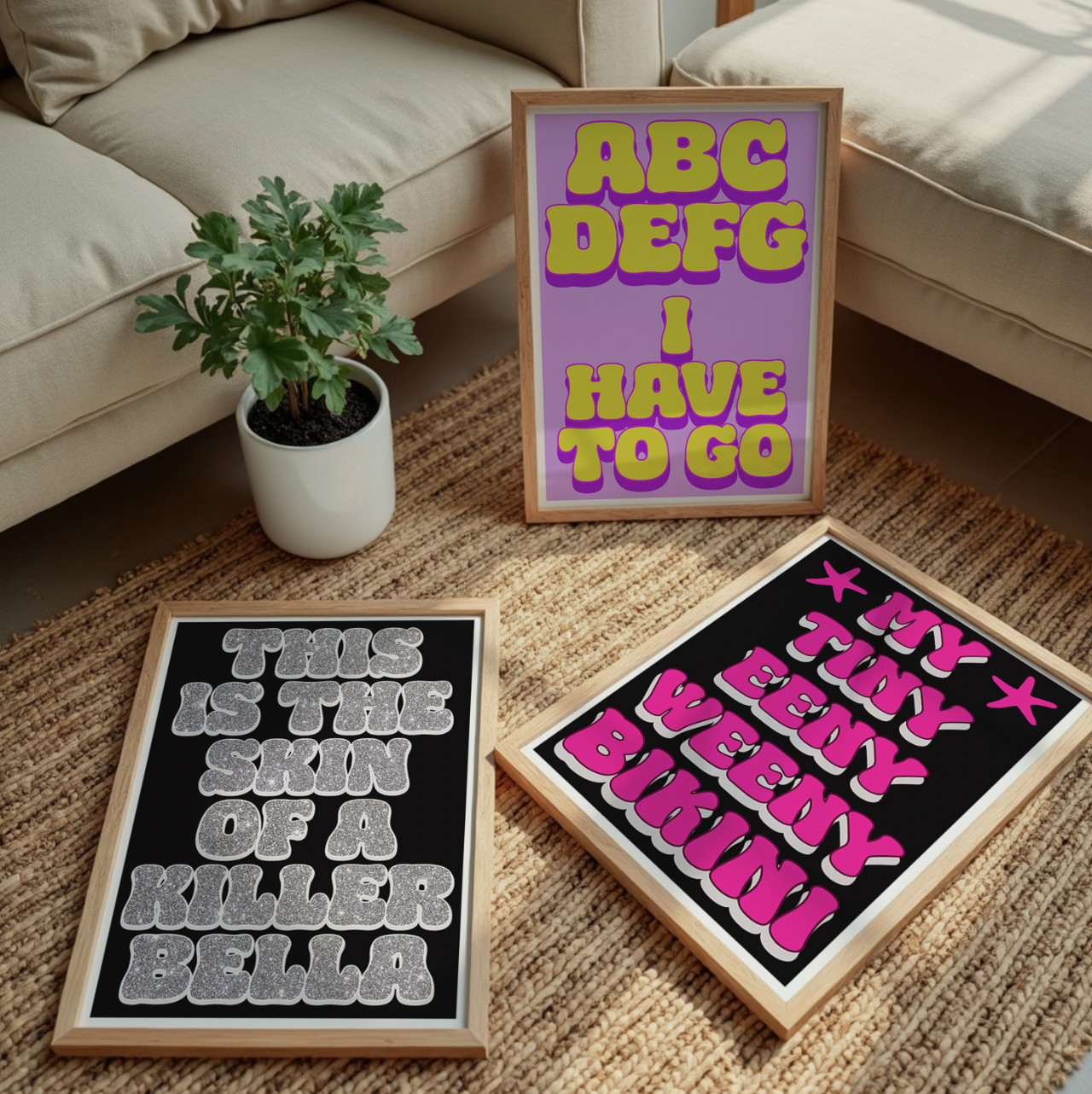 This is the skin of a killer bella artwork poster print