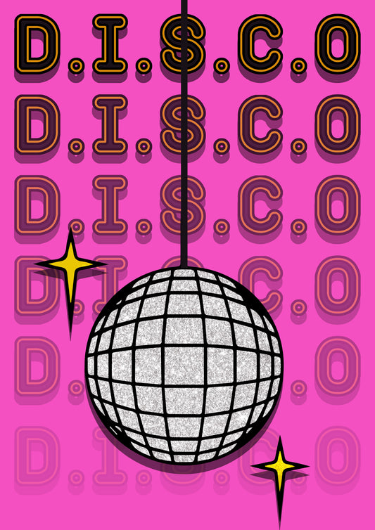 CLEARANCE disco print A4