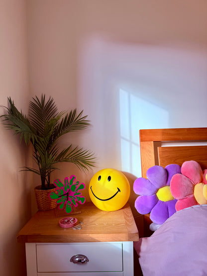 Blob psychedelic numbers table decorative clock silent movement