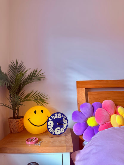 Bubble numbers table decorative clock silent movement