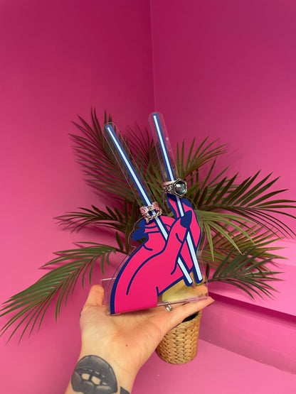 chopstick holding hand jewellery stand home decor accessories