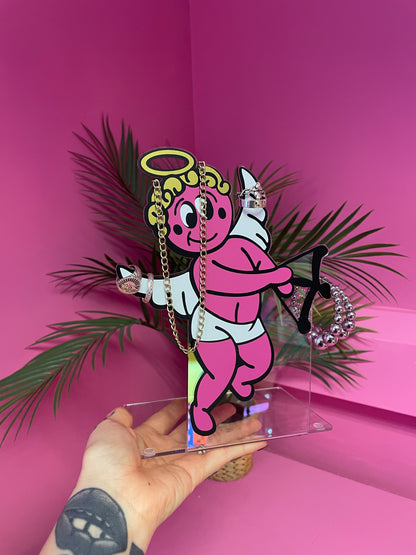 Cherub angel jewellery stand home decor accessories