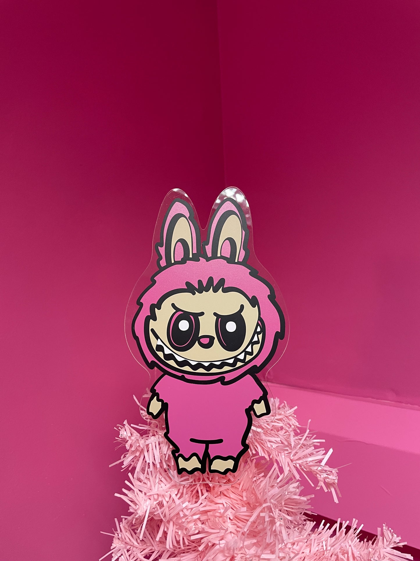 Doll acrylic christmas tree topper festive decoration decor