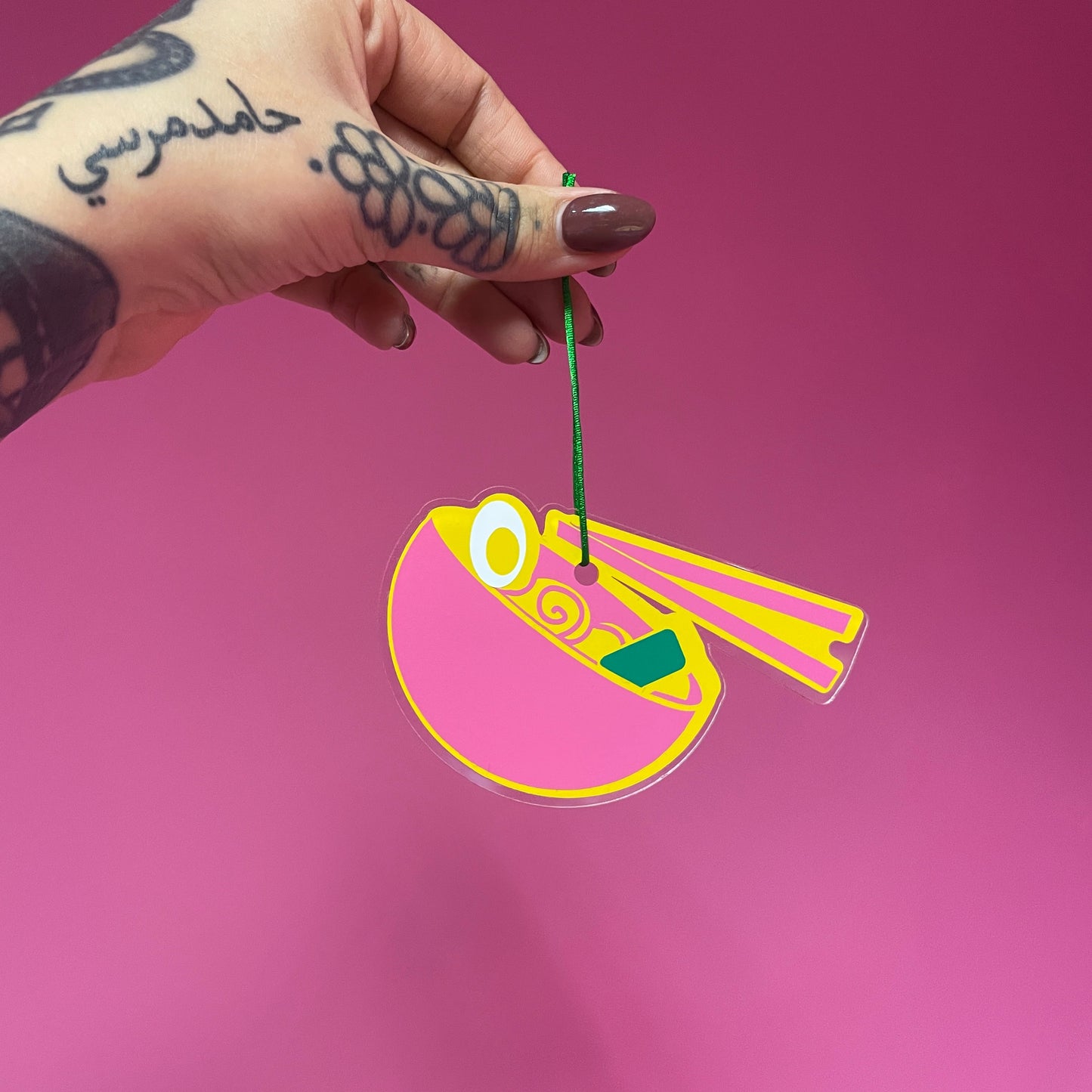 Ramen bowl acrylic christmas tree ornament festive decoration decor