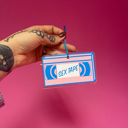 Sex tape acrylic christmas tree ornament festive decoration decor