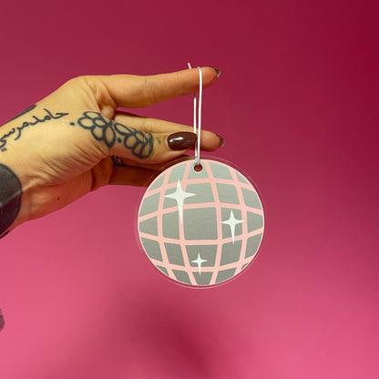 Disco ball acrylic christmas tree ornament festive decoration decor