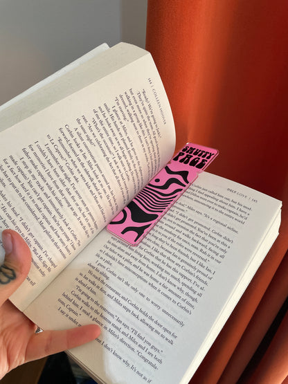 Smutty page acrylic bookmark accessory