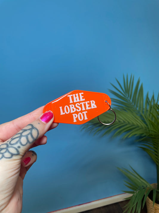 CLEARANCE motel keychain the lobster pot