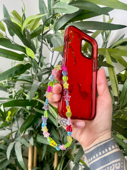Jelly look mobile phone charm strap
