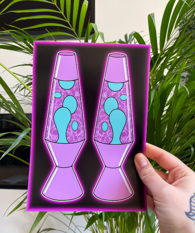 Lava Lamp 1990S 2000S Aesthetic Artwork Poster Print Poster