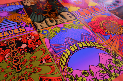 Comfortably Numb Psychedelic Artwork Poster Print Poster