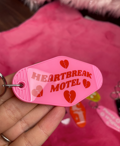 Heartbreak Motel motel keychain keyring various colours