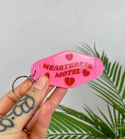 Heartbreak Motel motel keychain keyring various colours