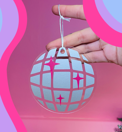 Disco ball christmas tree ornament bauble decor