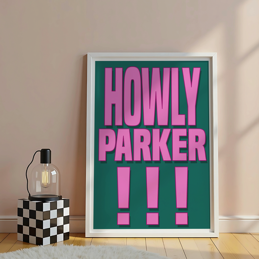 Howly Parker artwork poster print