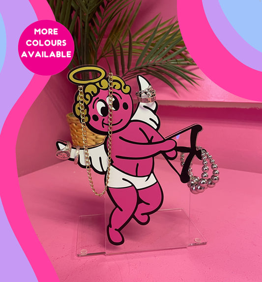 Cherub angel jewellery stand home decor accessories
