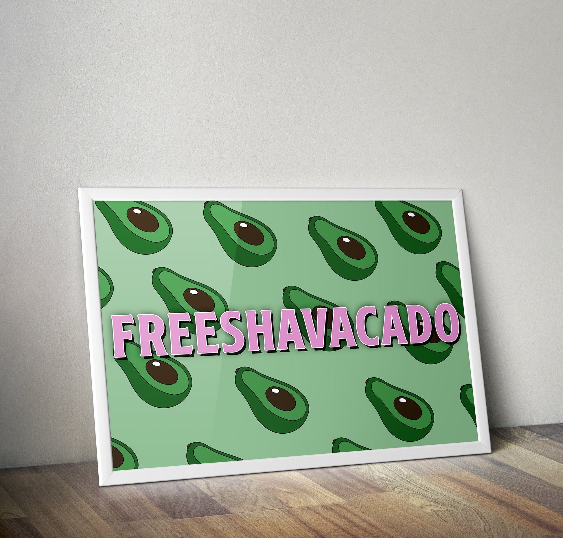 Freeshavacado Vine Quote Artwork Poster Print Poster