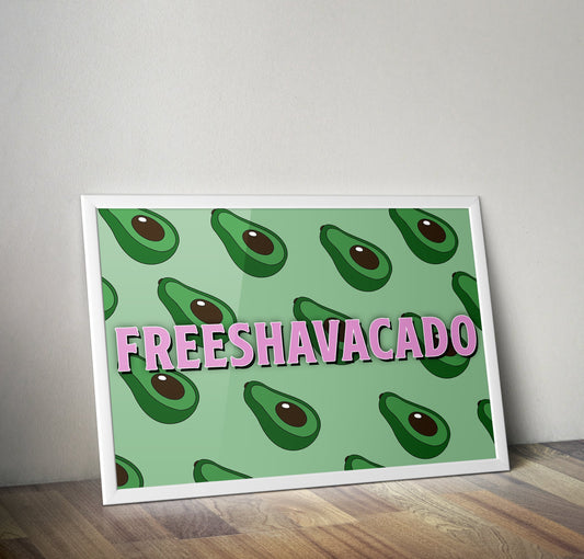 Freeshavacado Vine Quote Artwork Poster Print Poster