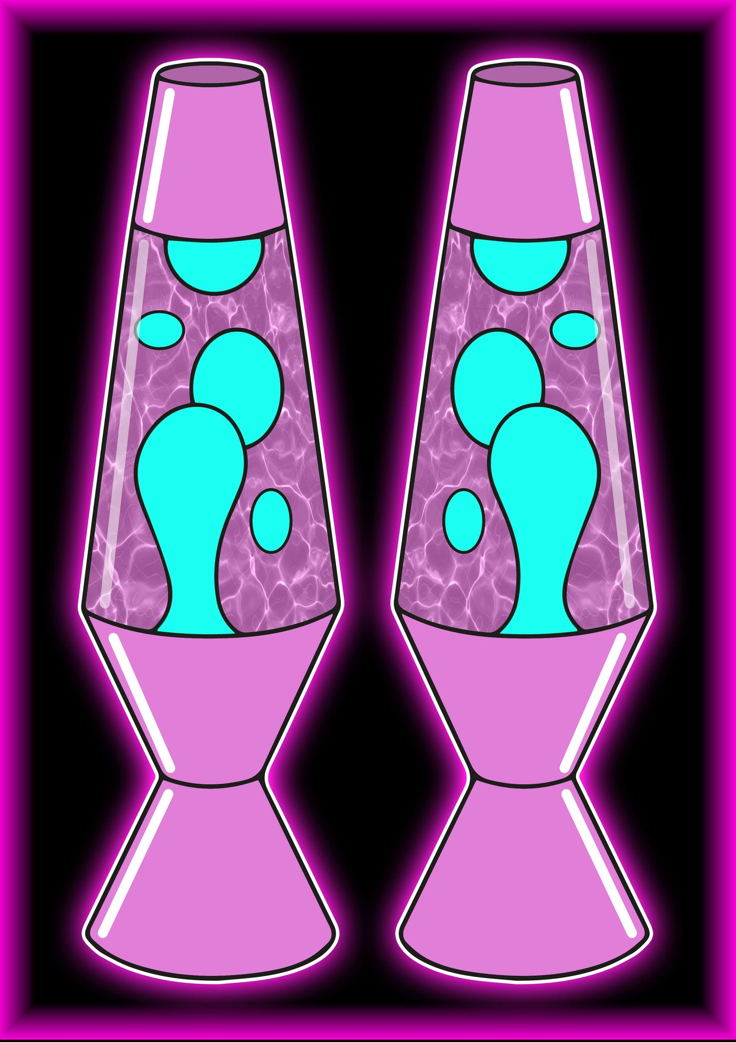 Lava Lamp 1990S 2000S Aesthetic Artwork Poster Print Poster