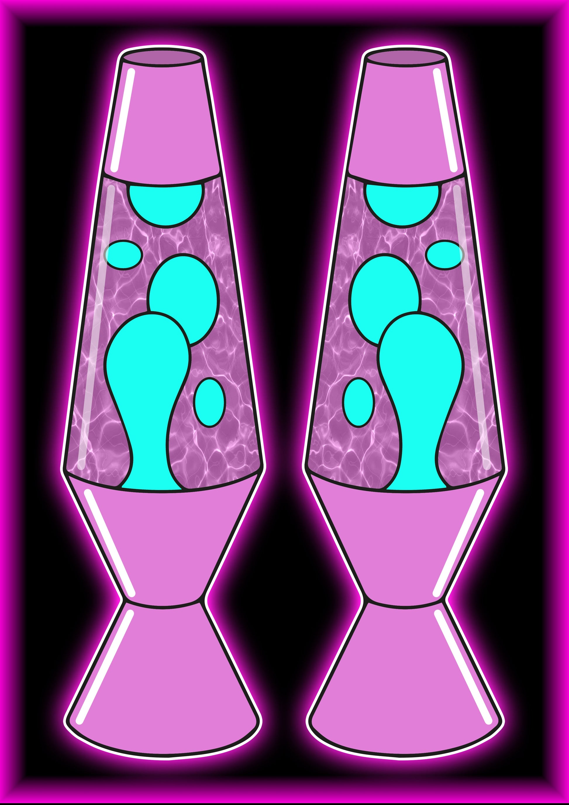 Lava Lamp 1990S 2000S Aesthetic Artwork Poster Print Poster