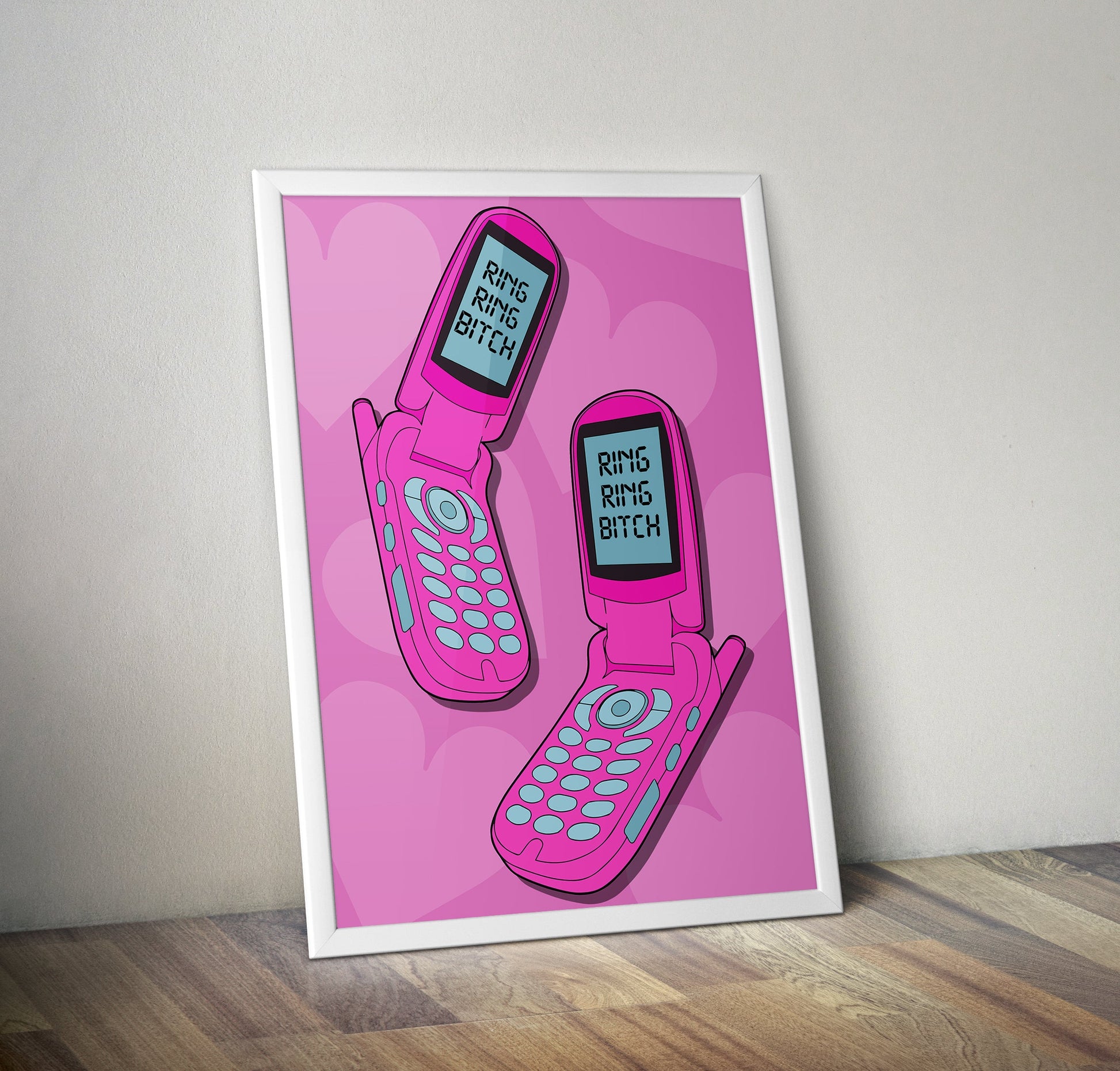 Mobile Flip Phone 1990S 2000S Aesthetic Poster Print Poster