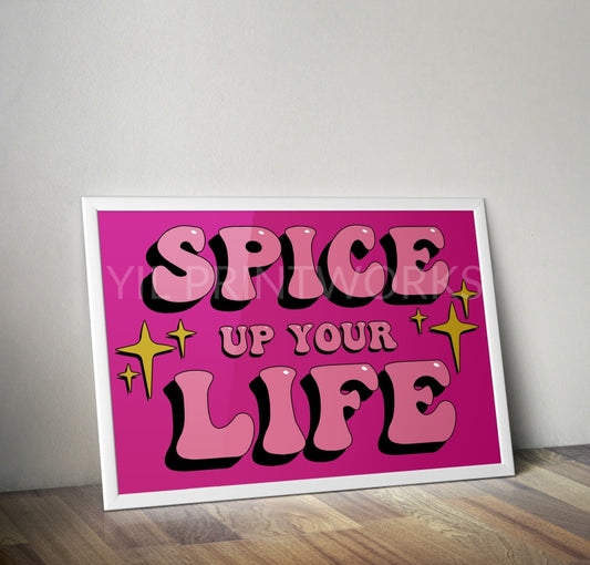 Spice Up Your Life Artwork Poster Print Poster